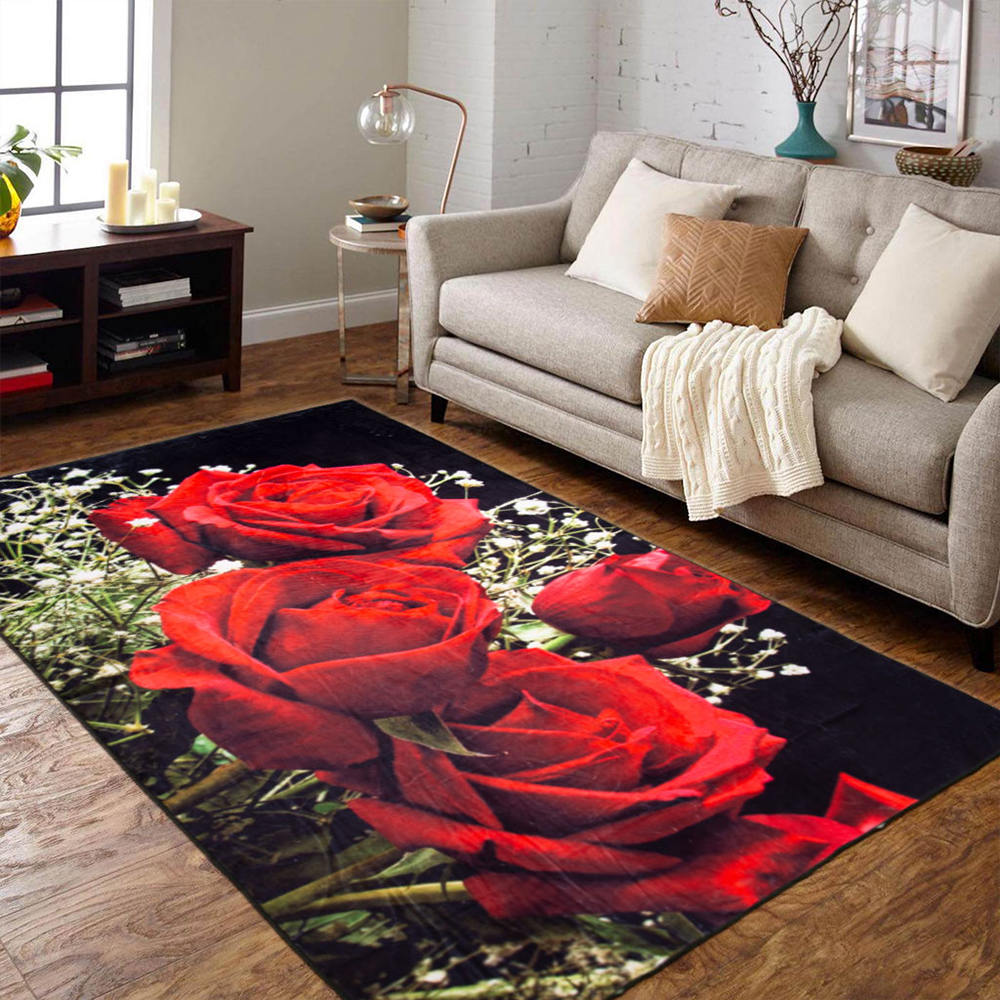 100% Polyester Microfiber Imitation Silk Carpet