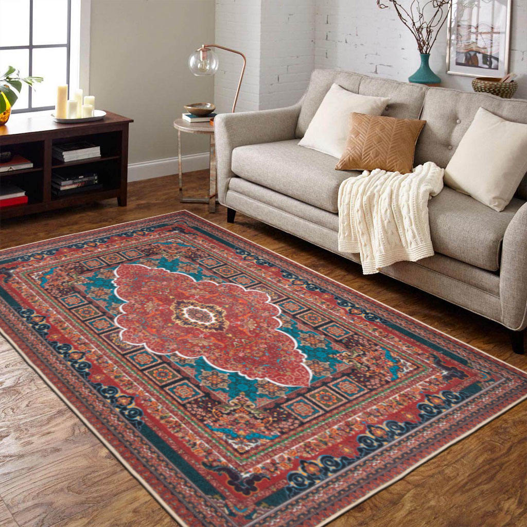 Chenille B# Easy to Clean Printed Carpet