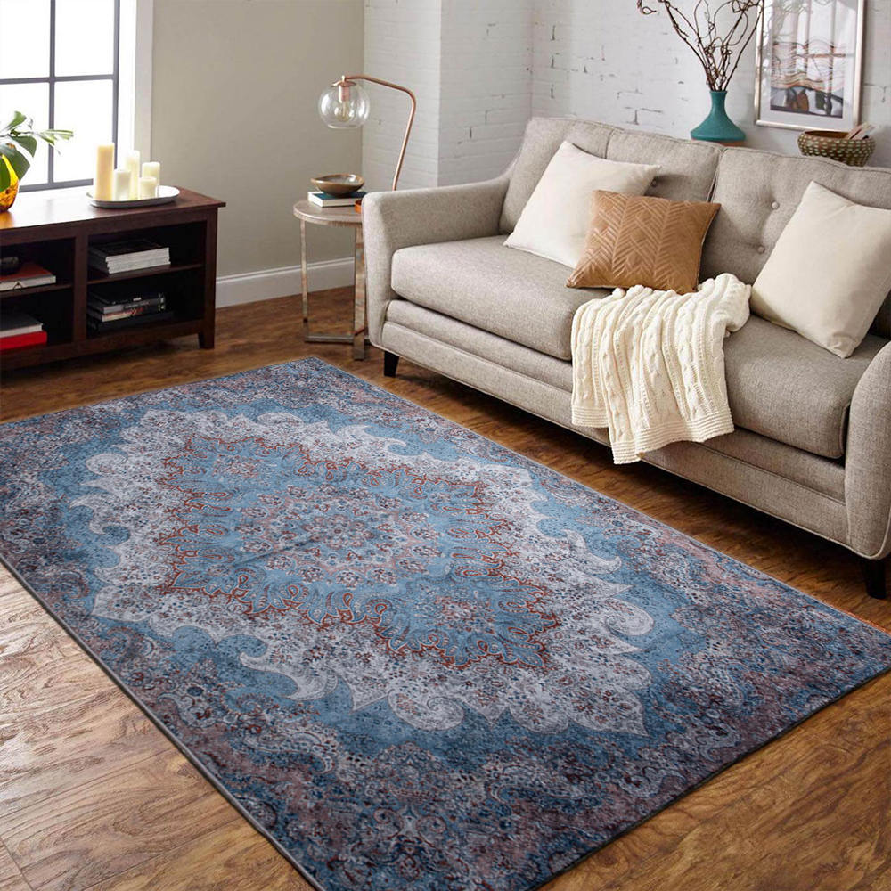 019 Imitation Silk Printed Carpet