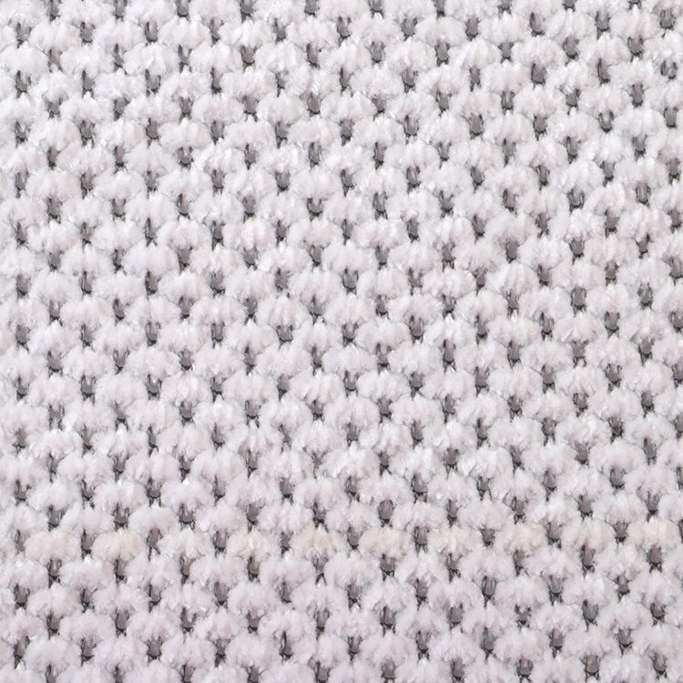 Chenille A# White Kitchen Floor Mat Fabric