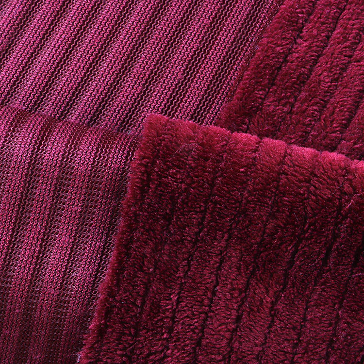 Drop Needle Flannel Velvet Fabric